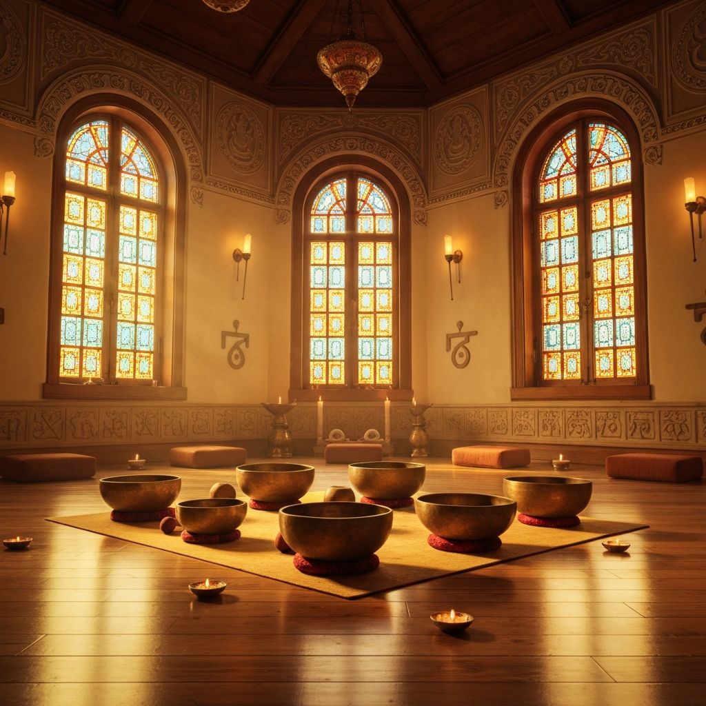 Espace sacre de sonotherapie au Centre Holystyz